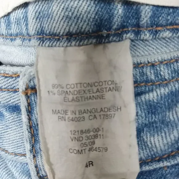 Gap Jeans women's size 4R blue light wash boot cut - Picture 6 of 8